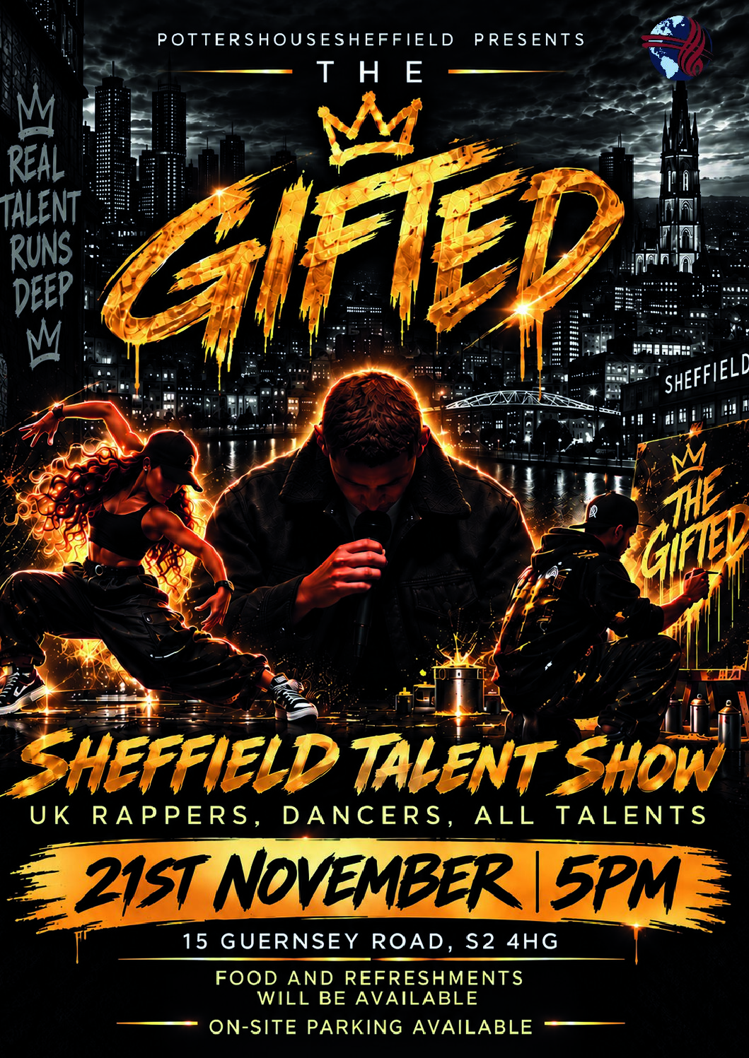 TALENT SHOW FLYER Front